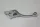 Manetă frână față Bihr tip OE aluminiu forjat lustruit Yamaha WR450F L10-406B