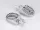 Scărițe Bihr Evolution aluminiu argintiu (pereche) Suzuki RM-Z250/450 L13AS-301S