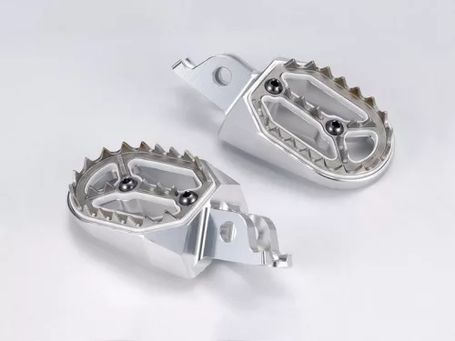 Scărițe Bihr Evolution aluminiu argintiu (pereche) Suzuki L13AS-304S