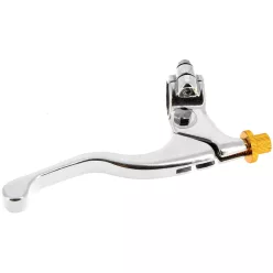   Manetă frână scurtă cu suport Bihr aluminiu turnat lustruit universală L14-0107