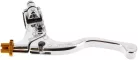 Manetă frână scurtă cu suport Bihr aluminiu turnat lustruit universală L14-0107