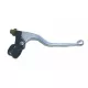 Manetă frână lungă cu suport Bihr aluminiu turnat negru universală L35-421B