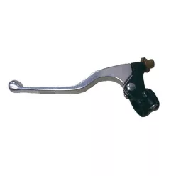   Manetă ambreiaj lungă cu suport Bihr aluminiu turnat lustruit/negru universală L35-421C