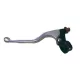 Manetă ambreiaj lungă cu suport Bihr aluminiu turnat lustruit/negru universală L35-421C