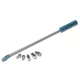 Șurubelniță cotită 90° Bihr pentru carburator + 5 vârfuri, L445 mm L35-497