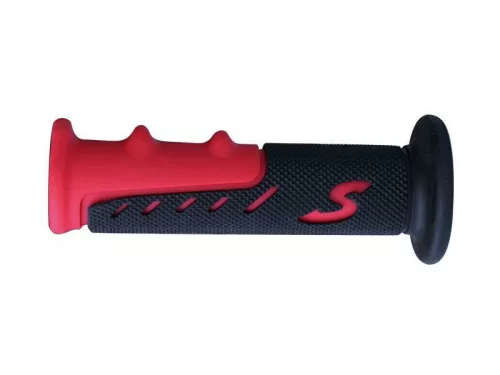 Mansoane ergonomice Bihr Street Color roșii L35-658 RED