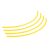 Lampa - Rim Stickers (Banda Roti) 17-20 Yellow