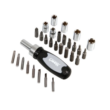 Lampa - Screwdriver With Bits & Sockets 30 Pcs Set