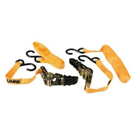 Lampa - Set 2 Chingi 25Mm Pro-Safe Ratchet Tie Down, 500 + 35Cm, 400 Dan