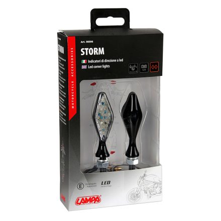 Lampa - Storm, Semnalizatoare [Led] - Negru [Nou]