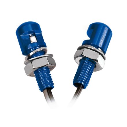 Lampa - Pair Of Blue Screws M8 X 20Mm [Led] Blue Light