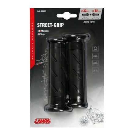 Lampa - Motor Grips, Street-Grip Black