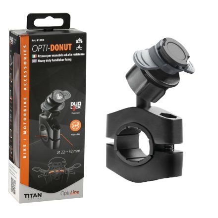 Optiline - Opti-Donut Prindere Opti-Case [Cu Bila] [Prindere Pe Ghidon Diam. 22-32Mm]