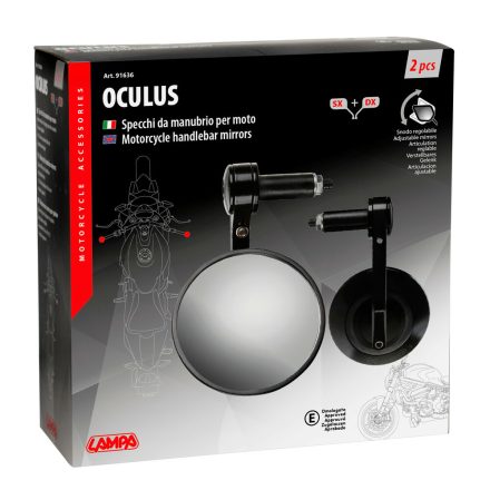 Lampa - Oculus, Oglinzi Capete Ghidon, 18-23Mm, Ajustabile [Nou]