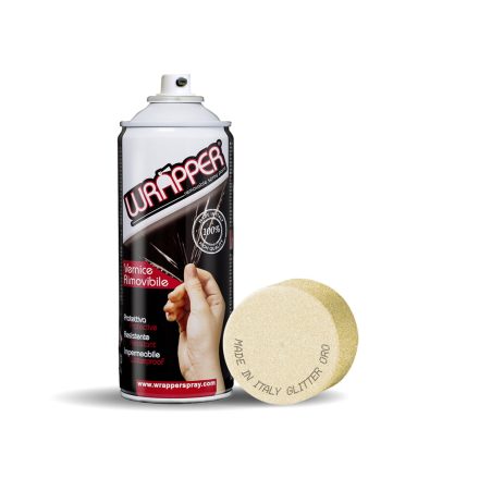 Wrapper - Spray Vopsea Nepermanenta, Gold Glitter - 400Ml