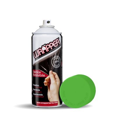 Wrapper - Spray Vopsea Nepermanenta, Neon Green - 400Ml