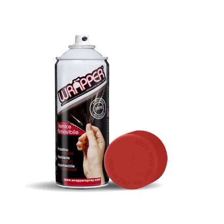 Wrapper - Spray Vopsea Nepermanenta, Flame Red - 400Ml