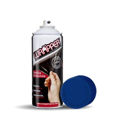 Wrapper - Spray Vopsea Nepermanenta, Metallic Blue - 400Ml