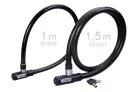 Cablu antifurt Vector Max Lock, Ø20 mm, 1,5 m