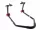 Stand moto spate universal demontabil Bihr negru cu adaptoare L din cauciuc MR02-PAD