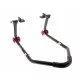 Stand moto spate universal demontabil Bihr negru cu adaptoare L din cauciuc MR02-PAD
