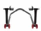 Stand moto spate universal demontabil Bihr negru cu adaptoare L din cauciuc MR02-PAD