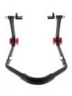 Stand moto spate universal demontabil Bihr negru cu adaptoare L din cauciuc MR02-PAD