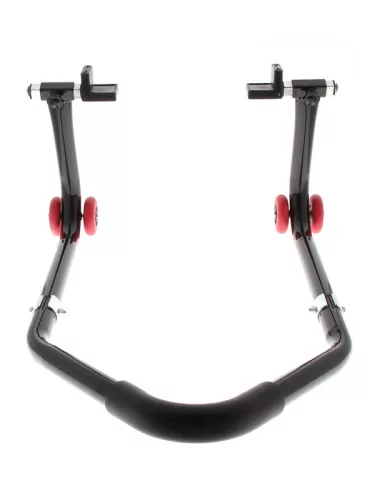 Stand moto spate universal demontabil Bihr negru cu adaptoare L din cauciuc MR02-PAD