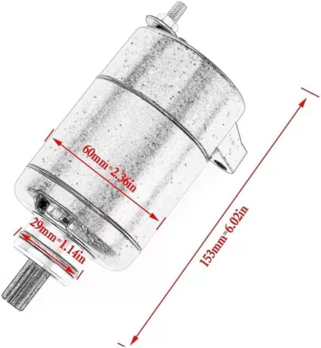 Electromotor Tecnium KTM 125 DUKE ABS/RC 125 ABS și altele MT159-OT093