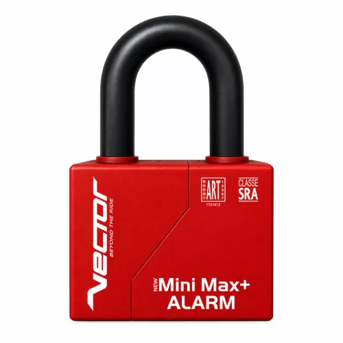 Blocator disc cu alarmă Vector New Minimax Alarm+, 120 dB, Ø16,5 mm, certificat SRA / ART4