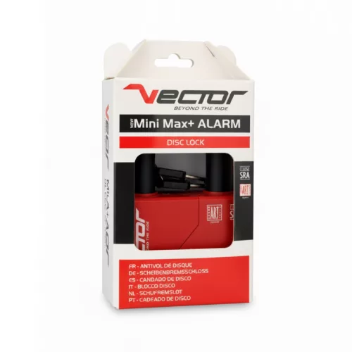 Blocator disc cu alarmă Vector New Minimax Alarm+, 120 dB, Ø16,5 mm, certificat SRA / ART4