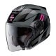 Casca Nolan N40-5 Crosswalk N-Com Slate Grey Black/Fuchsia 24