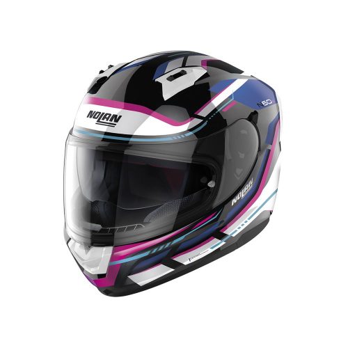 Casca Nolan N60-6 Special Metal Black White/Pink/Blue 24