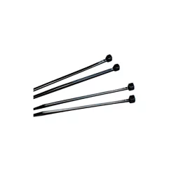 Oxford Coliere Plastic 3,6mm X 30cm, 100 Buc. - Negru
