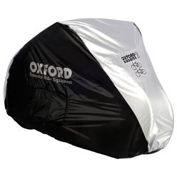 Oxford Aquatex Bicycle Cover - 2 Bikes - Black/silver