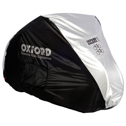 Oxford - Aquatex Bicycle Cover - 2 Bikes - Black/Silver