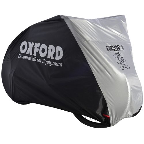 Oxford - Aquatex Bicycle Cover - 3 Bikes - Black/Silver