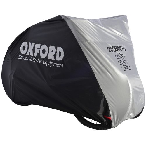 Oxford Aquatex Bicycle Cover - 3 Bikes - Black/silver