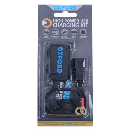 OXFORD - USB 2.1AMP FUSED POWER CHARGING KIT