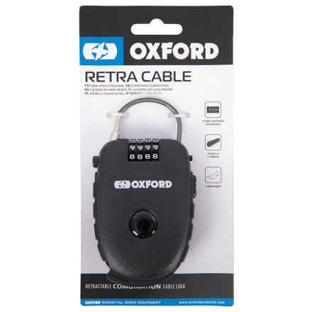 OXFORD - Retra Cable 62cm Black [nou]