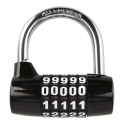 Oxford 5-digit Combination Padlock Black