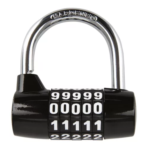 Oxford 5-digit Combination Padlock Black