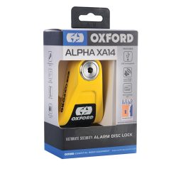 Oxford - Alpha Xa14 Alarm Disc Lock Yellow/Black