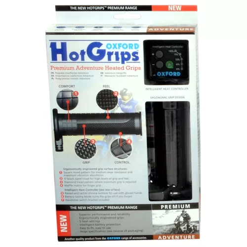 Oxford Hotgrips Premium Adventure WITH V8 Switch