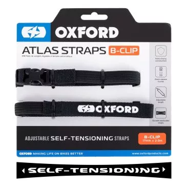 Oxford Atlas Curele B-clip 17mm X 2.0m - Black