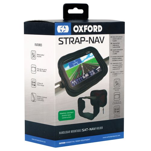 Oxford - Suport Telefon / Navigatie Strap - Nav Sat / Nav Holder - Black (Cod Vechi: Ox-Ol900)