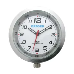 Oxford Ceas Anaclock, Titanium / Alb