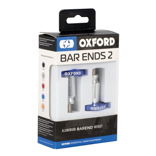 Oxford - Capete Ghidon (Contragreutati) Bar Ends 2 - Blue (Cod Vechi: Ox-Ox182)