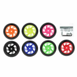   Roți Ø110 mm pentru stenderele universale și monobraț Vector, negru (4 buc.)