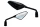 Oglindă Highsider Wind universală M10 x 1,25, negru (pereche)
